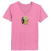 Ladies ComfortSoft® V Neck T Shirt Thumbnail