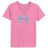 Ladies ComfortSoft® V Neck T Shirt Thumbnail