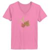 Ladies ComfortSoft® V Neck T Shirt Thumbnail
