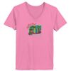 Ladies ComfortSoft® V Neck T Shirt Thumbnail