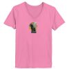 Ladies ComfortSoft® V Neck T Shirt Thumbnail