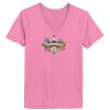Ladies ComfortSoft® V Neck T Shirt Thumbnail