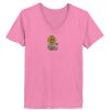 Ladies ComfortSoft® V Neck T Shirt Thumbnail