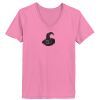 Ladies ComfortSoft® V Neck T Shirt Thumbnail