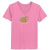 Ladies ComfortSoft® V Neck T Shirt Thumbnail