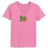 Ladies ComfortSoft® V Neck T Shirt Thumbnail