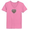 Ladies ComfortSoft® V Neck T Shirt Thumbnail