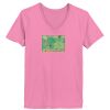 Ladies ComfortSoft® V Neck T Shirt Thumbnail