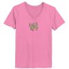 Ladies ComfortSoft® V Neck T Shirt Thumbnail
