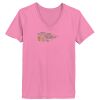 Ladies ComfortSoft® V Neck T Shirt Thumbnail