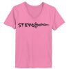 Ladies ComfortSoft® V Neck T Shirt Thumbnail