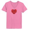 Ladies ComfortSoft® V Neck T Shirt Thumbnail