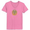Ladies ComfortSoft® V Neck T Shirt Thumbnail