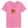 Ladies ComfortSoft® V Neck T Shirt Thumbnail