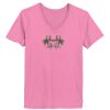 Ladies ComfortSoft® V Neck T Shirt Thumbnail