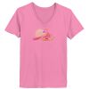 Ladies ComfortSoft® V Neck T Shirt Thumbnail