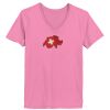 Ladies ComfortSoft® V Neck T Shirt Thumbnail