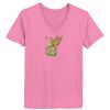 Ladies ComfortSoft® V Neck T Shirt Thumbnail