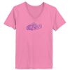 Ladies ComfortSoft® V Neck T Shirt Thumbnail