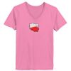 Ladies ComfortSoft® V Neck T Shirt Thumbnail