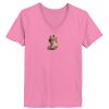 Ladies ComfortSoft® V Neck T Shirt Thumbnail