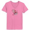Ladies ComfortSoft® V Neck T Shirt Thumbnail