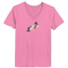 Ladies ComfortSoft® V Neck T Shirt Thumbnail