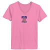Ladies ComfortSoft® V Neck T Shirt Thumbnail