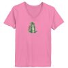 Ladies ComfortSoft® V Neck T Shirt Thumbnail