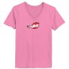 Ladies ComfortSoft® V Neck T Shirt Thumbnail