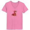 Ladies ComfortSoft® V Neck T Shirt Thumbnail