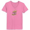Ladies ComfortSoft® V Neck T Shirt Thumbnail
