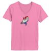 Ladies ComfortSoft® V Neck T Shirt Thumbnail