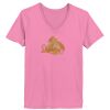 Ladies ComfortSoft® V Neck T Shirt Thumbnail