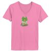Ladies ComfortSoft® V Neck T Shirt Thumbnail