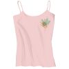 Juniors 1x1 Rib Spaghetti Strap Tank Thumbnail