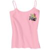 Juniors 1x1 Rib Spaghetti Strap Tank Thumbnail