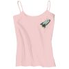 Juniors 1x1 Rib Spaghetti Strap Tank Thumbnail