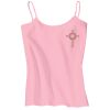 Juniors 1x1 Rib Spaghetti Strap Tank Thumbnail