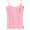 Juniors 1x1 Rib Spaghetti Strap Tank Thumbnail