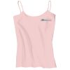 Juniors 1x1 Rib Spaghetti Strap Tank Thumbnail
