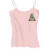 Juniors 1x1 Rib Spaghetti Strap Tank Thumbnail