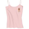 Juniors 1x1 Rib Spaghetti Strap Tank Thumbnail