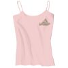Juniors 1x1 Rib Spaghetti Strap Tank Thumbnail