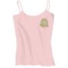 Juniors 1x1 Rib Spaghetti Strap Tank Thumbnail