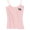 Juniors 1x1 Rib Spaghetti Strap Tank Thumbnail