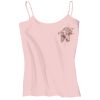 Juniors 1x1 Rib Spaghetti Strap Tank Thumbnail