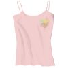 Juniors 1x1 Rib Spaghetti Strap Tank Thumbnail