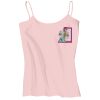 Juniors 1x1 Rib Spaghetti Strap Tank Thumbnail