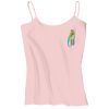 Juniors 1x1 Rib Spaghetti Strap Tank Thumbnail
